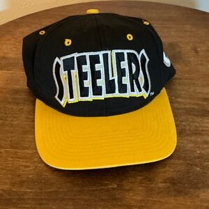 Steelers Black and Yellow SnapBack hat
